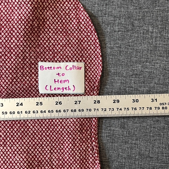 Naked & Famous Floral Button Down Long Sleeve Shirt - Men's Size M - Red - Picture 9 of 10